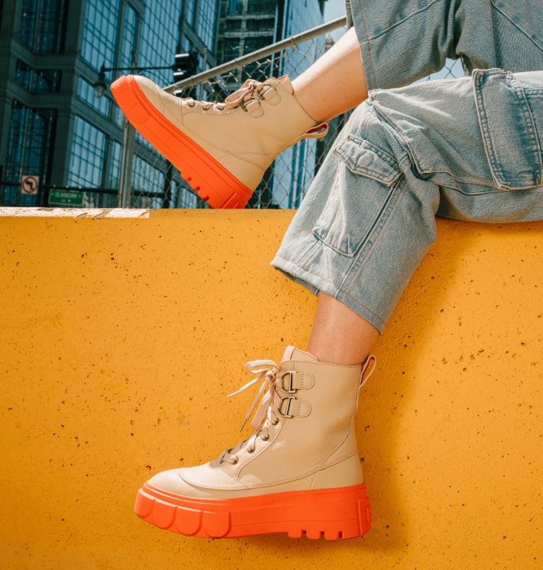 Thumbnail: Women's Caribou X Boot Lace Waterproof Boot, Color: Ceramic, Optimized Orange, image 9