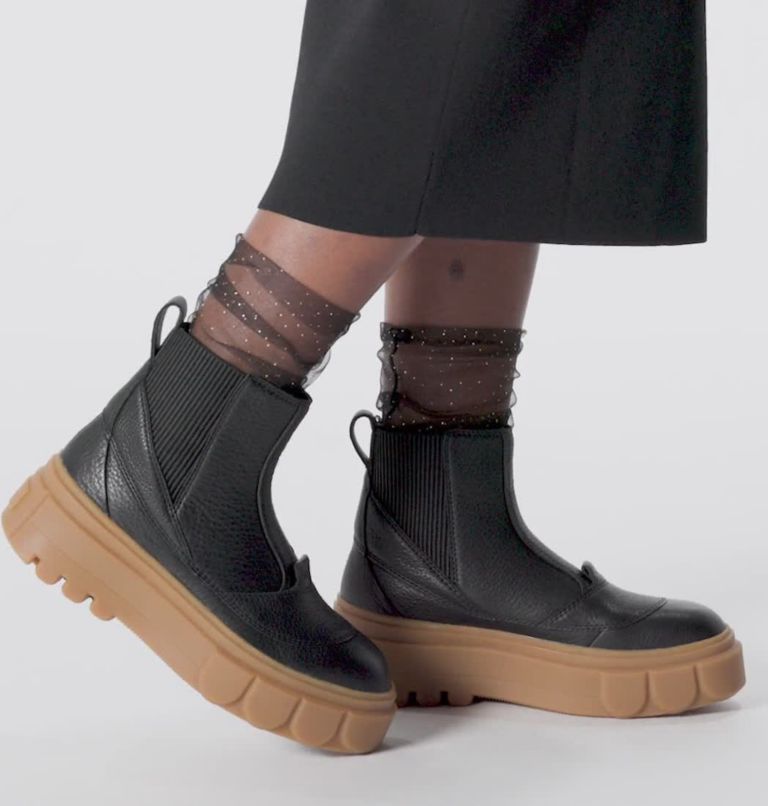 Caribou X Boot Lace wasserdichter Stiefel für Frauen, Color: Black, Gum