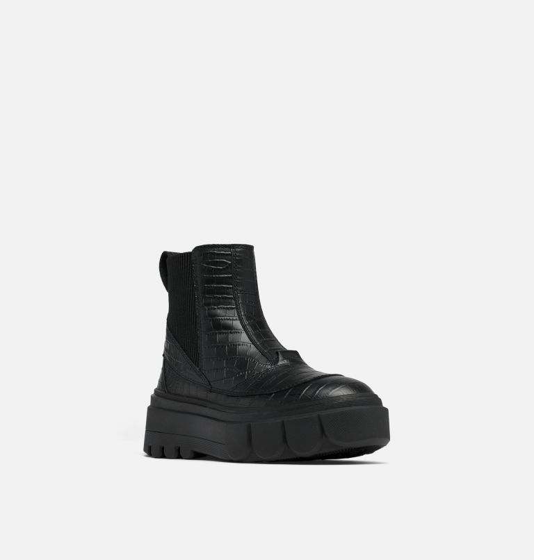 Women's Caribou X Boot Lace Waterproof Boot, Color: Black, Black Croc, image 7