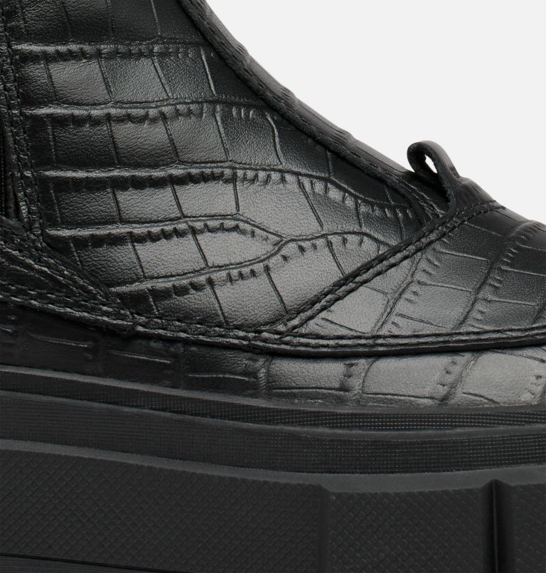Women's Caribou X Boot Lace Waterproof Boot, Color: Black, Black Croc, image 9