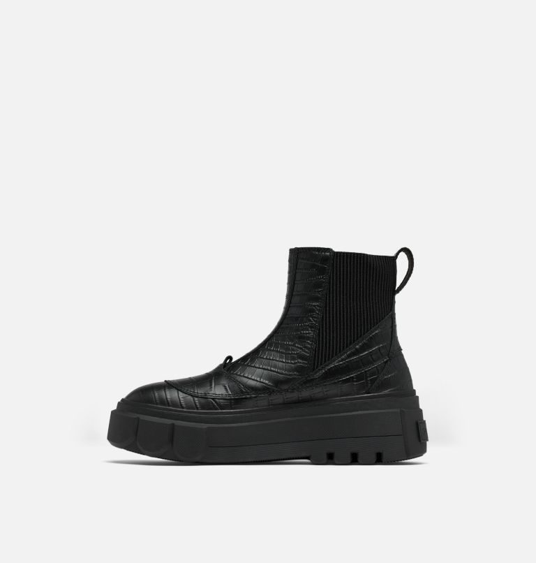 Women's Caribou X Boot Lace Waterproof Boot, Color: Black, Black Croc, image 4