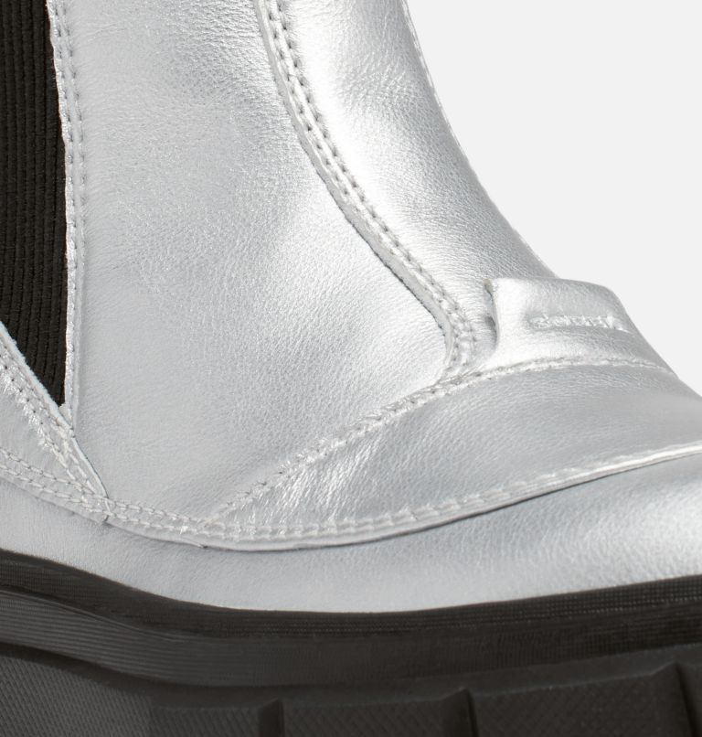 CARIBOU X Women's Chelsea Waterproof Boot, Color: Pure Silver, Black, image 9