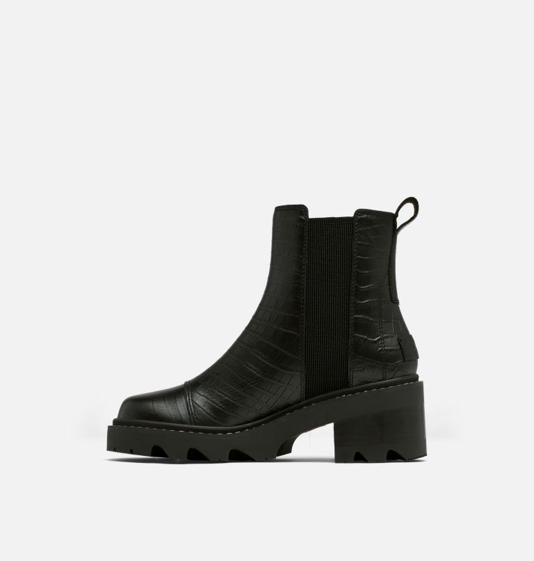 Women's Joan Now Chelsea Boot, Color: Black, Tawny Buff Croc, image 4