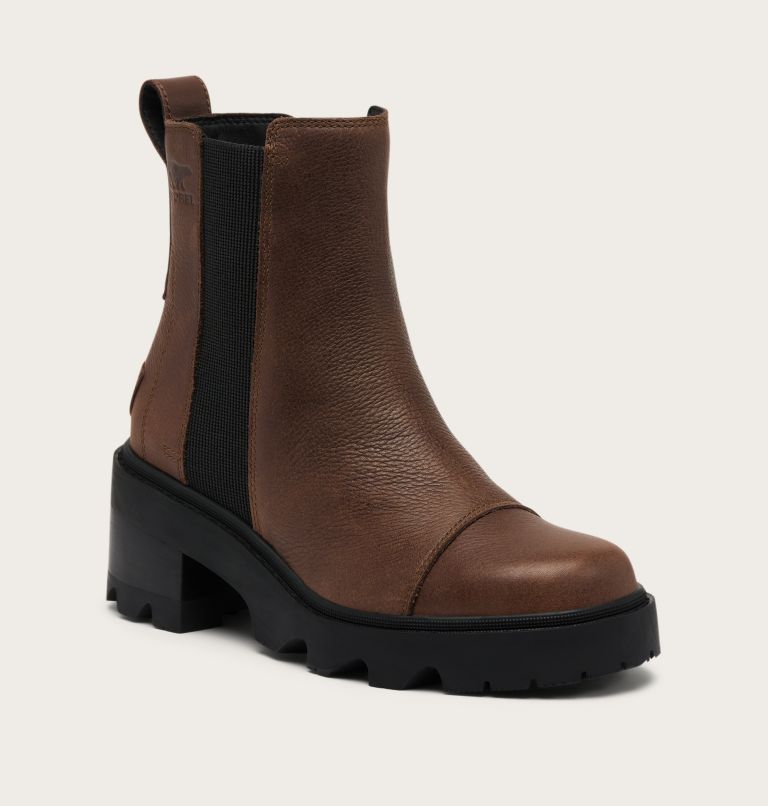 JOAN NOW Women's Chelsea Boot, Color: Tobacco, Black, image 6
