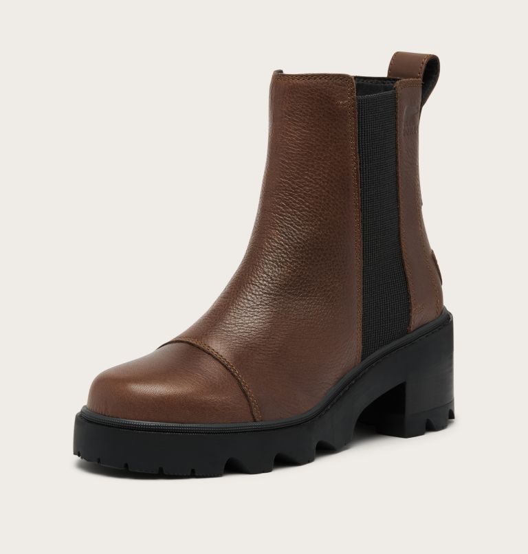 JOAN NOW Women's Chelsea Boot, Color: Tobacco, Black, image 7