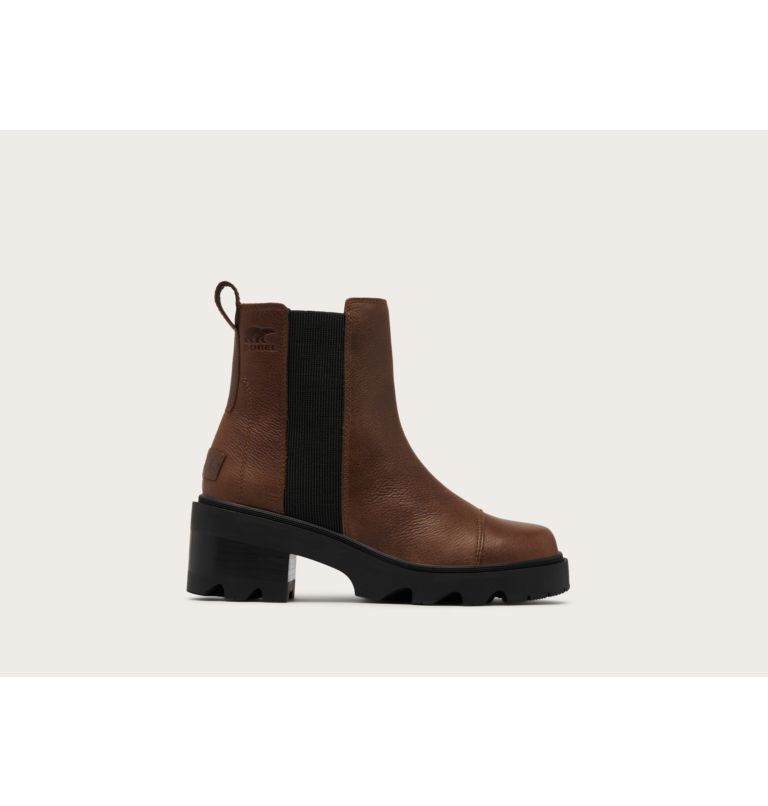 JOAN NOW Women's Chelsea Boot, Color: Tobacco, Black, image 1
