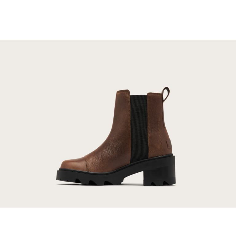 JOAN NOW Women's Chelsea Boot, Color: Tobacco, Black, image 3