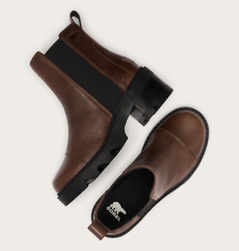 JOAN NOW Women's Chelsea Boot, Color: Tobacco, Black, image 4