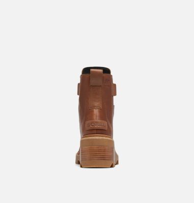 JOAN NOW Women's Lace Boot, Color: Velvet Tan, Black, image 3