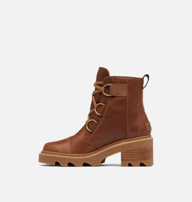 JOAN NOW Women's Lace Boot, Color: Velvet Tan, Black, image 4