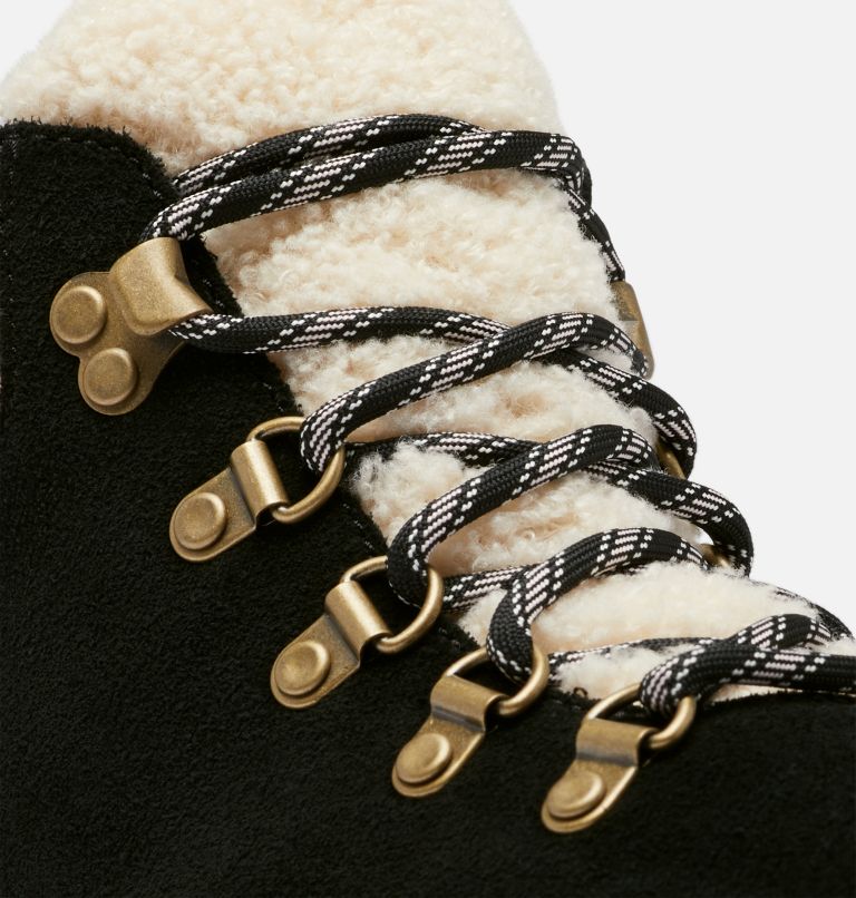 Women's Hi-Line Hiker Cozy Boot, Color: Black, Tawny Buff, image 8