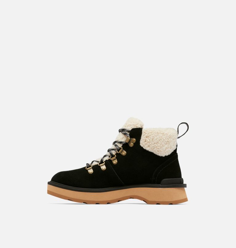 Women's Hi-Line Hiker Cozy Boot, Color: Black, Tawny Buff, image 4