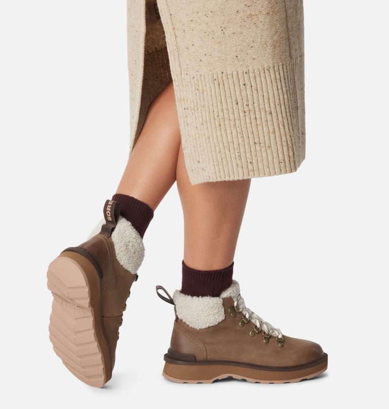 Women's Hi-Line Hiker Cozy Boot, Color: Umber, Tawny Buff, image 7