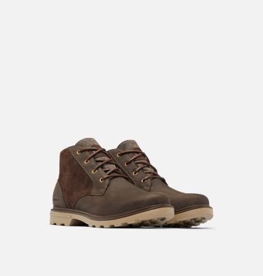 Men's Carson Chukka Boot, Color: Blackened Brown, Khaki, image 6
