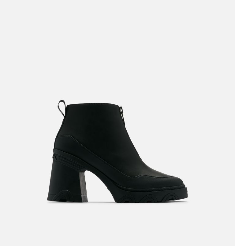Thumbnail: Women's Brex Heel Zip Boot, Color: Black, Black, image 1
