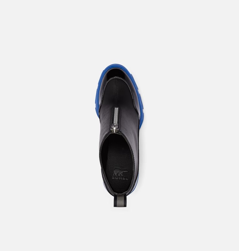 Women's Brex Heel Zip Boot, Color: Black, Cobalt Blue, image 5
