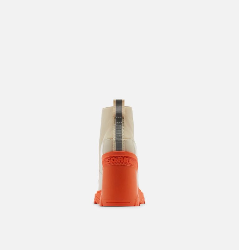 Women's Brex Heel Zip Boot, Color: Bleached Ceramic, Optimized Orange, image 3