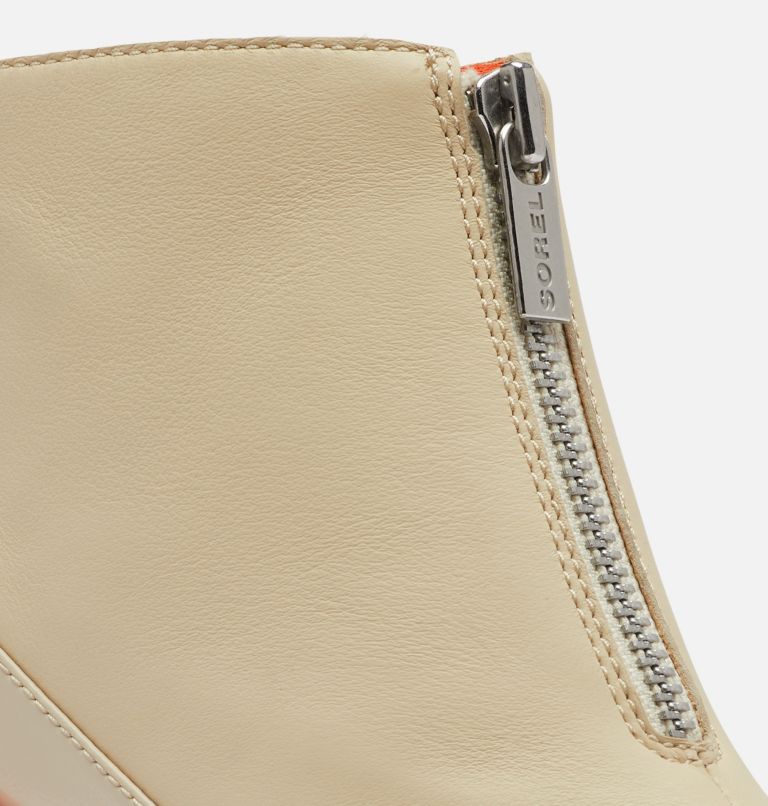 Women's Brex Heel Zip Boot, Color: Bleached Ceramic, Optimized Orange, image 8