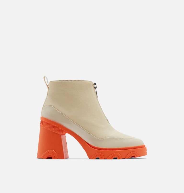 Thumbnail: Women's Brex Heel Zip Boot, Color: Bleached Ceramic, Optimized Orange, image 1