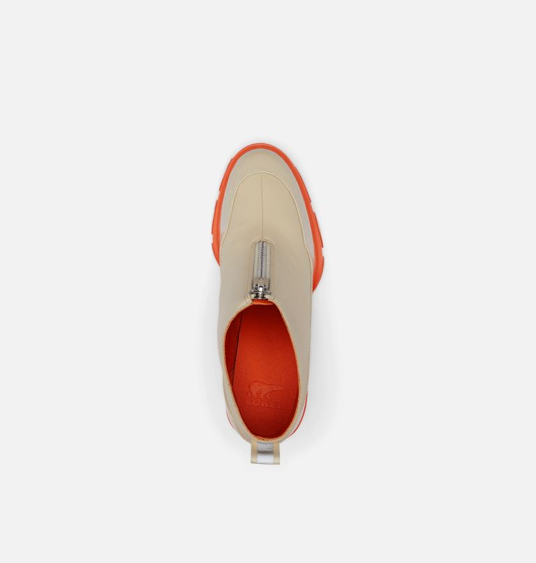 Women's Brex Heel Zip Boot, Color: Bleached Ceramic, Optimized Orange, image 5