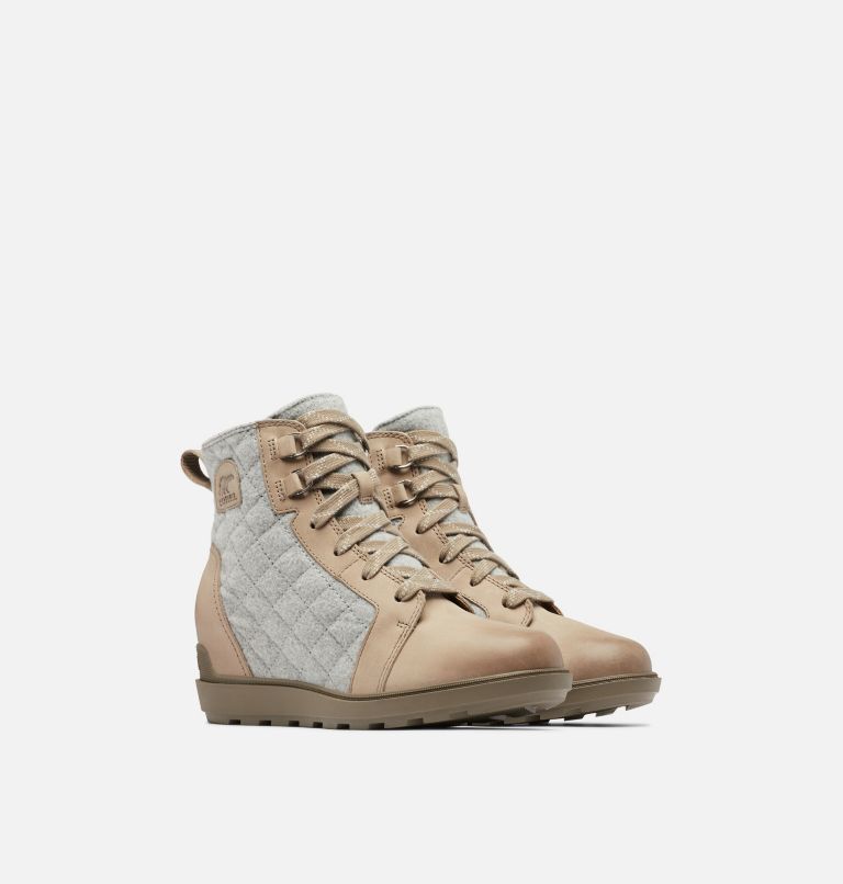 Thumbnail: Women's Evie II NW Lace Bootie, Color: Omega Taupe, Wet Sand, image 2