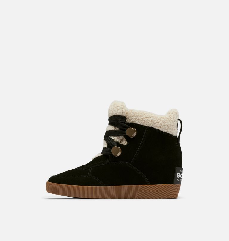 Thumbnail: Women's Out N About Cozy Wedge, Color: Black, White, image 4