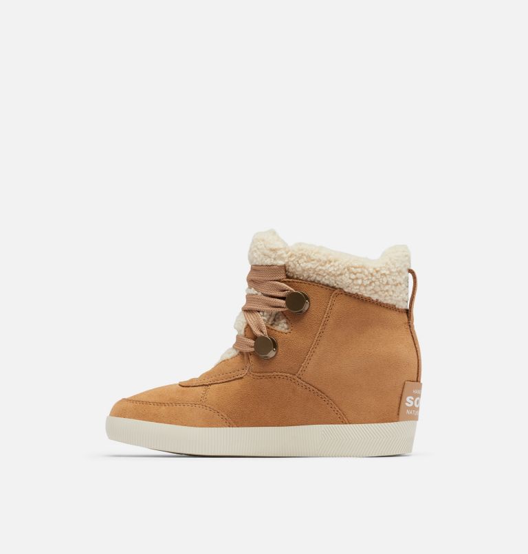 Women's Out N About Cozy Wedge, Color: Tawny Buff, Sea Salt, image 4