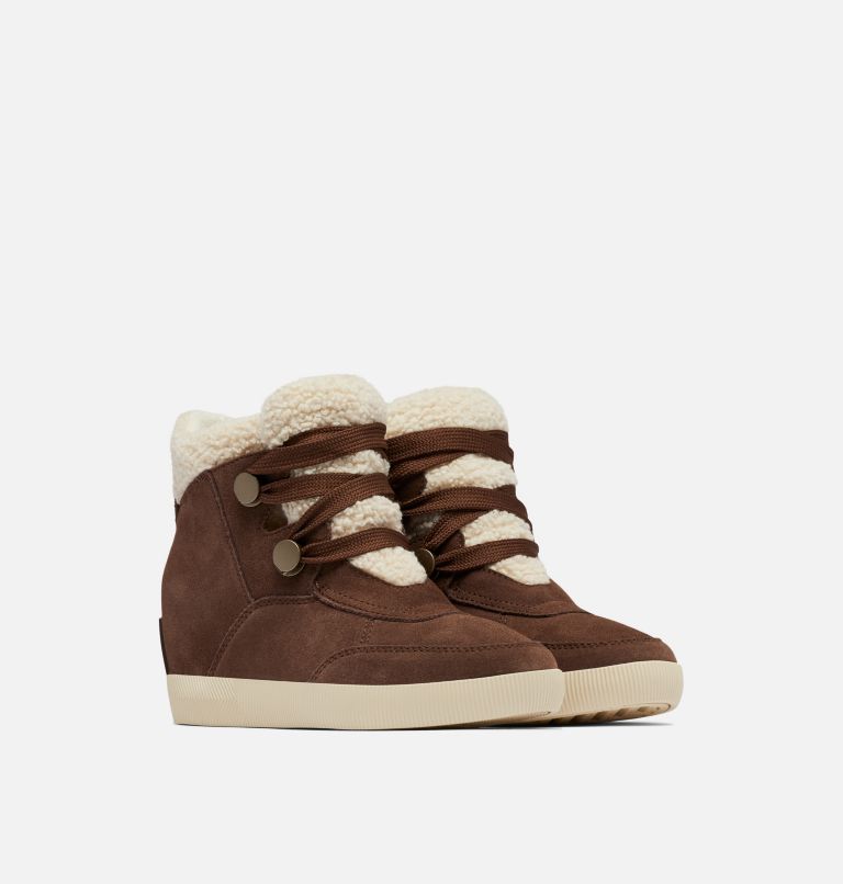 Women's Out N About Cozy Wedge, Color: Tobacco, Natural, image 2