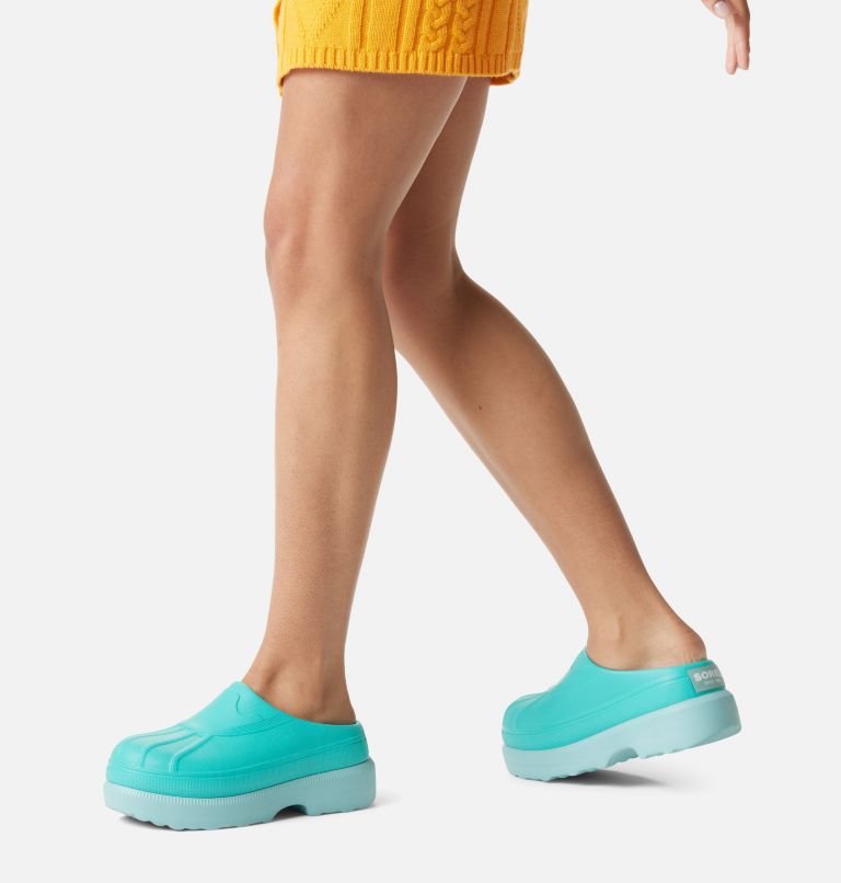 Women's Caribou Clog, Color: Miami, Aqua Haze, image 8