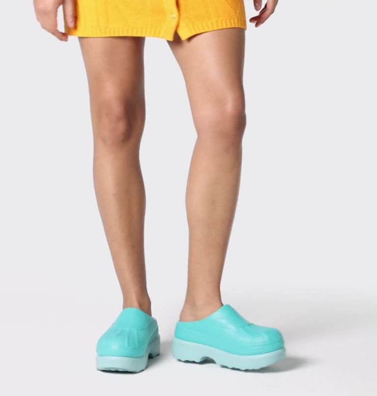 Women's Caribou Clog, Color: Miami, Aqua Haze