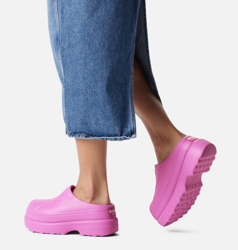 CARIBOU Women's Clog, Color: Foxglove, Sea Salt, image 8