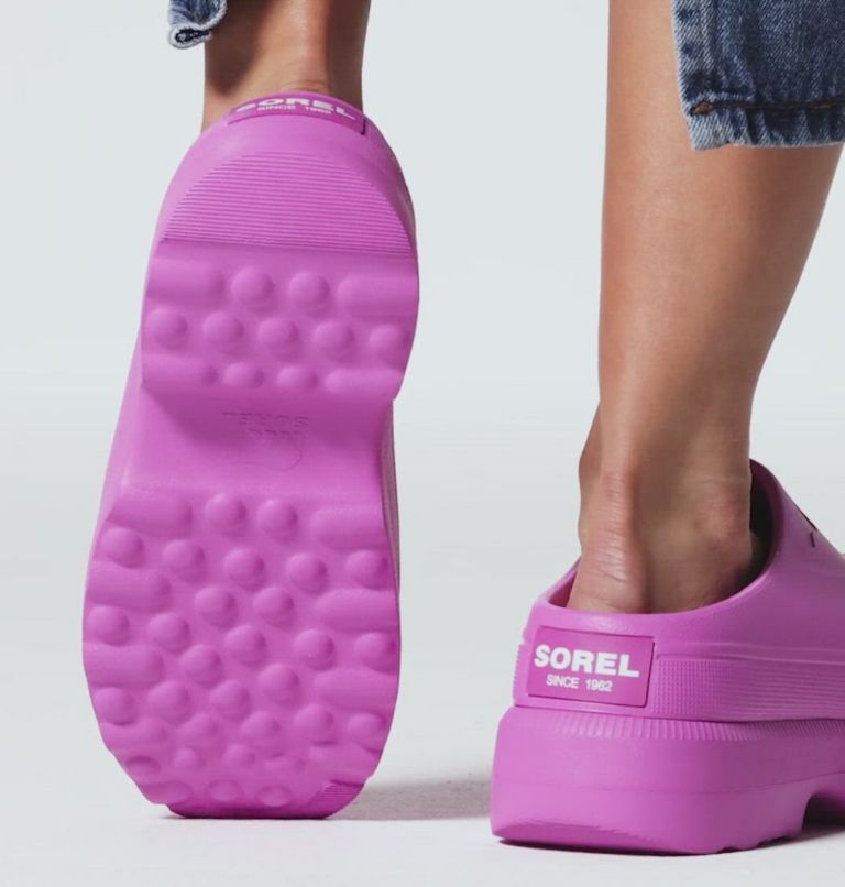 CARIBOU Women's Clog, Color: Foxglove, Sea Salt