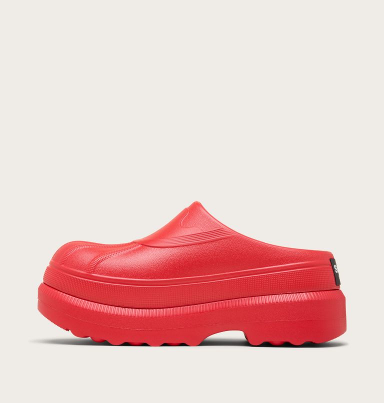 CARIBOU Women's Clog, Color: Bright Red, Black, image 2