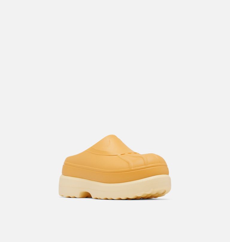 Women's Caribou Clog, Color: Yellow Ray, Sea Salt, image 7