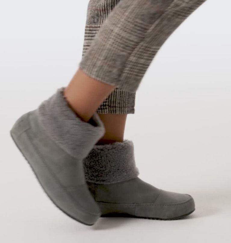 Women's SOREL Go - Stumptown Bootie Slipper, Color: Quarry, Grill