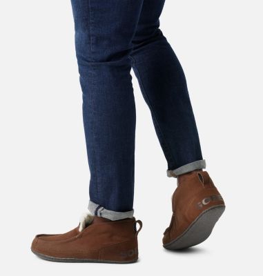 Men's Manawan II Moc Slipper, Color: Tobacco, Blackened Brown