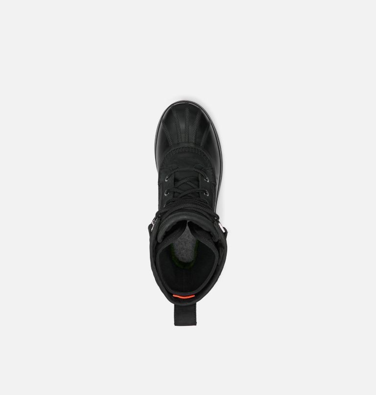 Men's CARIBOU ROYAL Waterproof Winter Boots, Color: Black, Black, image 5