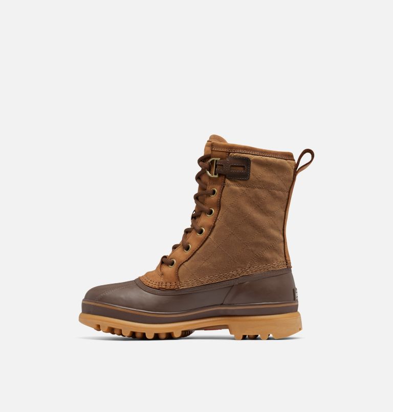 Men's CARIBOU ROYAL Waterproof Winter Boots, Color: Velvet Tan, Tobacco, image 4