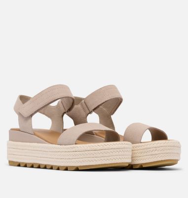 CAMERON Flatform Women's Wedge Sandal, Color: Crushed Clay, Gum 17, image 10