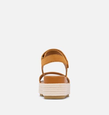 CAMERON Flatform Women's Wedge Sandal, Color: Canyon Gold, Gum 16, image 3