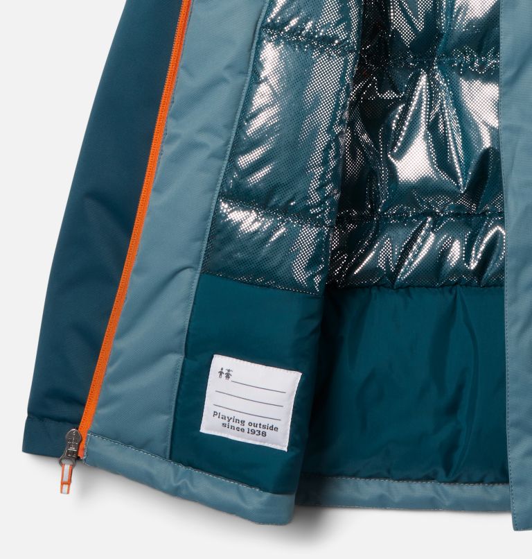 Thumbnail: Boys' Hikebound Insulated Jacket, Color: Metal, Night Wave, image 3