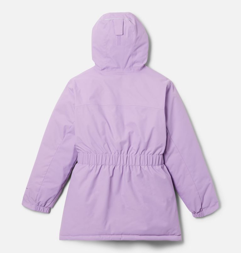 Thumbnail: Girls' Hikebound Long Insulated Jacket, Color: Gumdrop, image 2