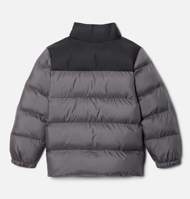 The north face shark shop down padded jacket grey