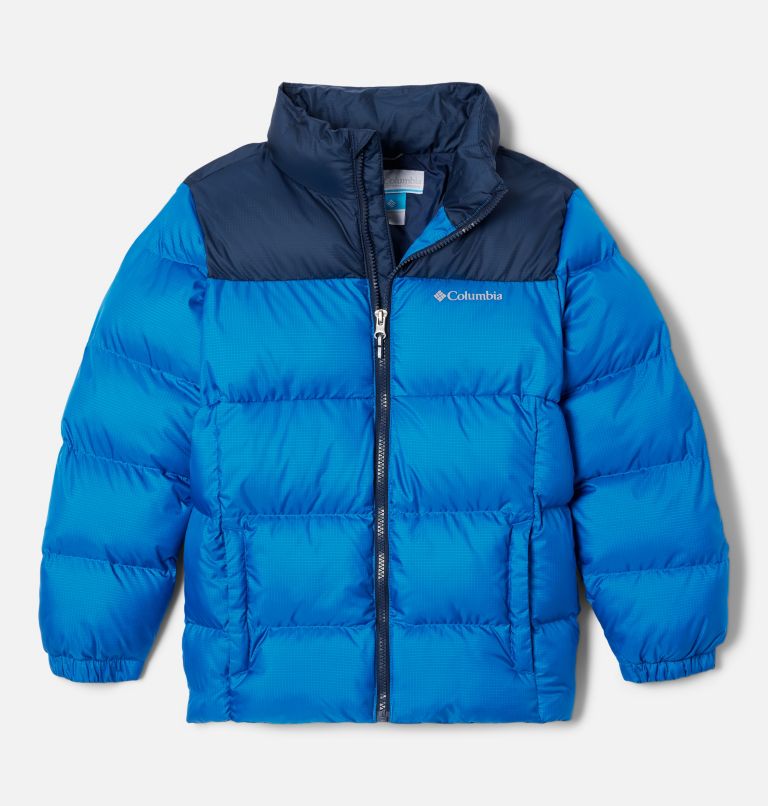 Manteau Puffect pour enfants, Color: Bright Indigo, Collegiate Navy, image 1