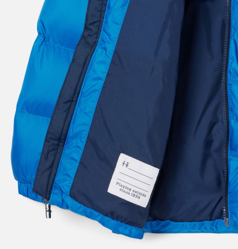 Thumbnail: Youth Unisex Puffect Puffer Jacket, Color: Bright Indigo, Collegiate Navy, image 3