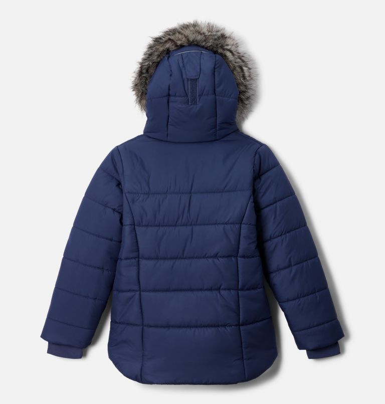 Thumbnail: Girls' Katelyn Crest II Hooded Insulated Jacket, Color: Nocturnal, image 2