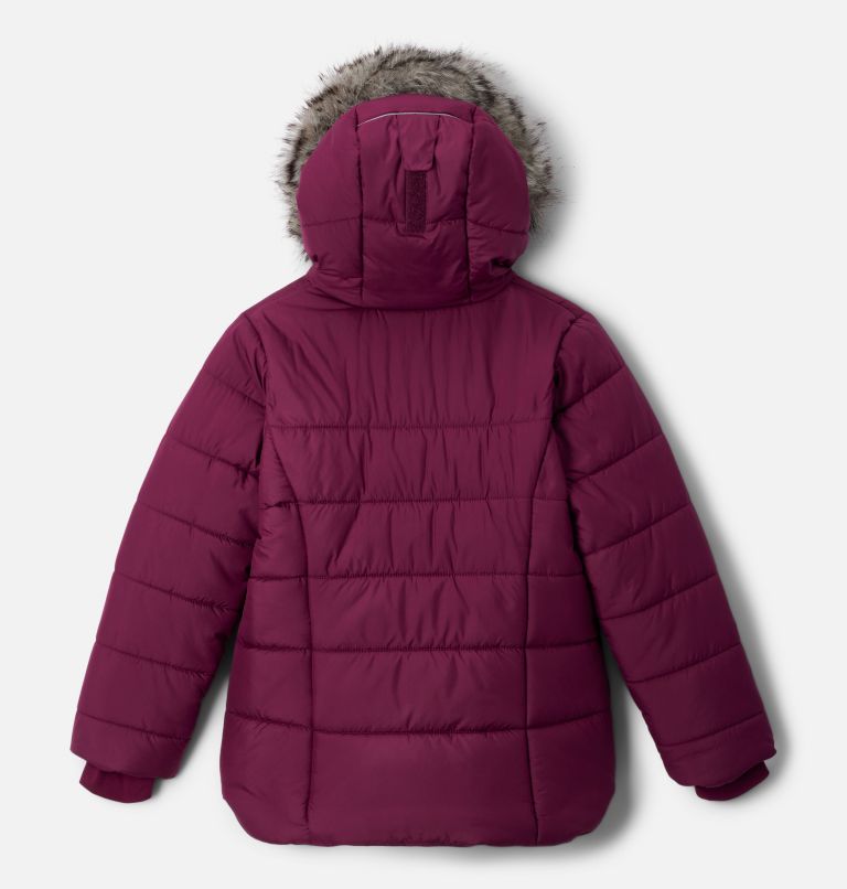 Thumbnail: Girls' Katelyn Crest II Hooded Insulated Jacket, Color: Marionberry, image 2