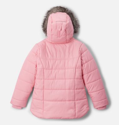 Girls' Katelyn Crest II Hooded Jacket, Color: Pink Orchid