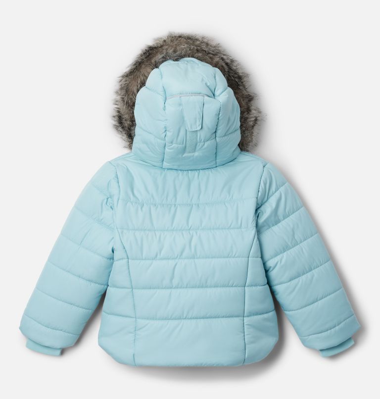 Thumbnail: Girls' Toddler Katelyn Crest II Hooded Jacket, Color: Aqua Haze, image 2