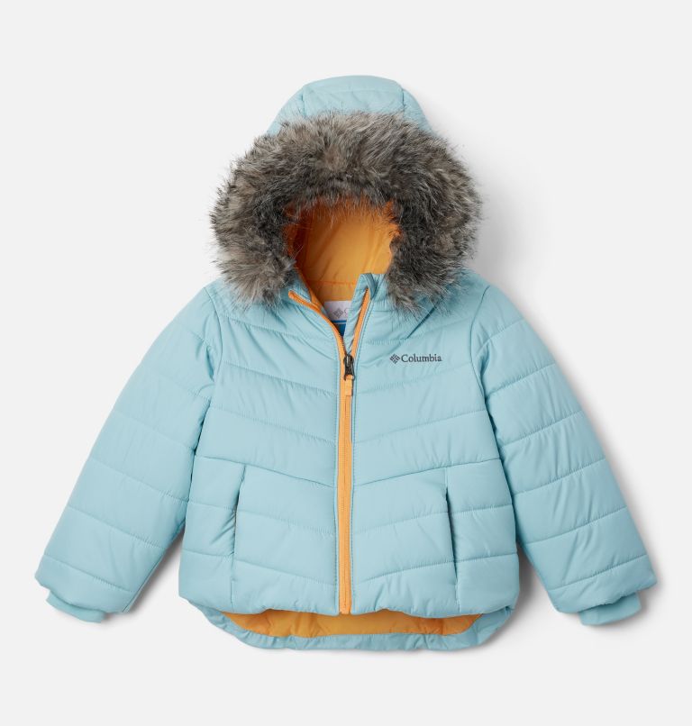 Thumbnail: Girls' Toddler Katelyn Crest II Hooded Jacket, Color: Aqua Haze, image 1